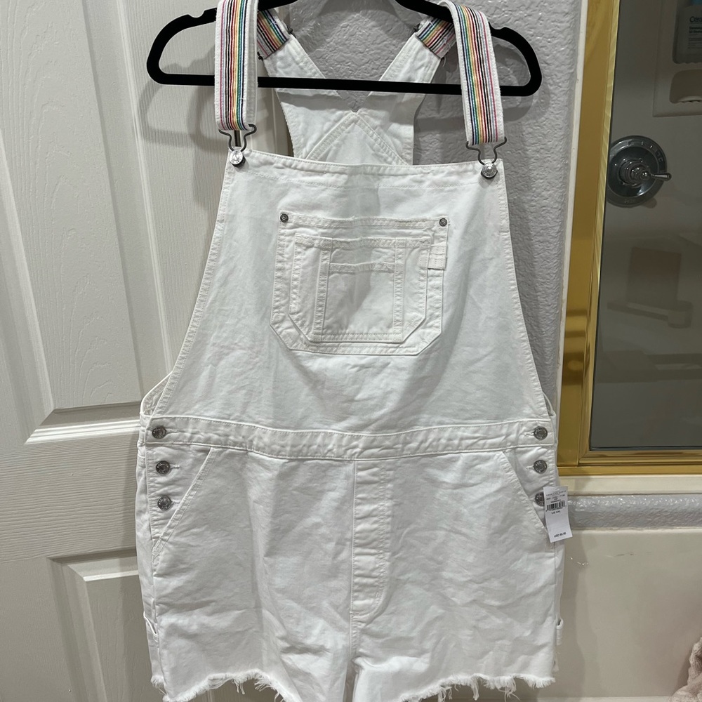American Eagle Pride Short Overalls XXL